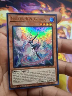 Yugioh!-Centur-Ion Trudea- vasm-en017- Ultra Rare- 1st Ed- (Lp/NM) - Image 3