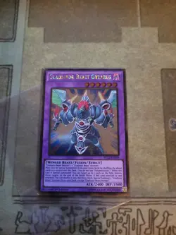 YUGIOH GLADIATOR BEAST GYZARUS PGL2-EN079 GOLD 1ST ED LP - Image 2