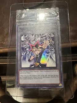 SEALED Yugi Moto & Silent Magician/Swordsman TKN5-EN005 Super Rare Token Yugioh - Image 1