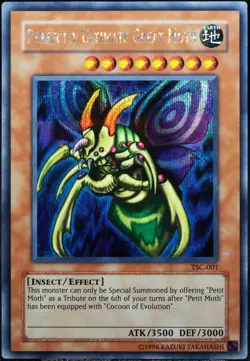 Yu-Gi-Oh! Perfectly Ultimate Great Moth TSC-001 PSCR [EX] American NA | EN 2004 - Image 1