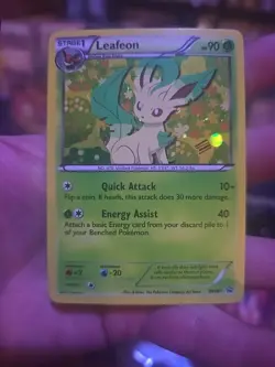 Leafeon BW87 Holo Black White Promo Card - Image 1