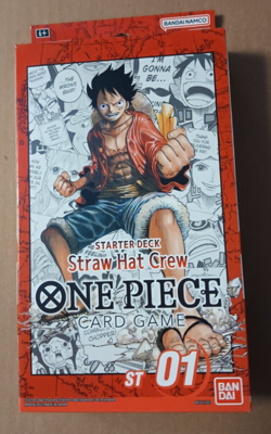 One Piece Card Game Starter Deck ST-01 STRAW HAT CREW English SEALED 811039038366 - Image 1