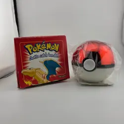 Pokemon Limited Edition Charizard 23K Gold Plated Trading Card Poke Ball Toy - Image 1
