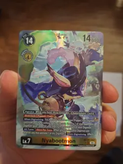 Digimon Card Game Nyabootmon BT22-042 SR Alternate Art Cyber Eden - Image 1