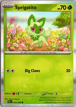 Sprigatito - (Summer 2023 Collector Chest) Holo Common Miscellaneous Cards & Pro - Image 1