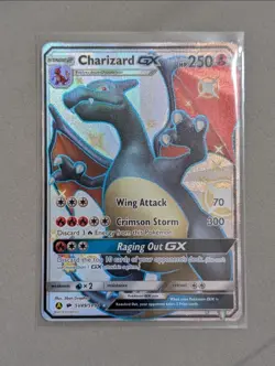 Pokemon Charizard GX Full Art Holo Card Hidden Fates SV49/SV94 - Image 1