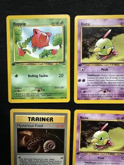 Vintage 1st Edition Pokemon 18 Card Lot Neo Genesis Discovery Fossil - Image 2