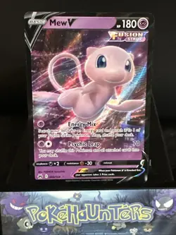 Pokemon Card Mew V 060/159 Crown Zenith Half Art Ultra Rare Near Mint - Image 1