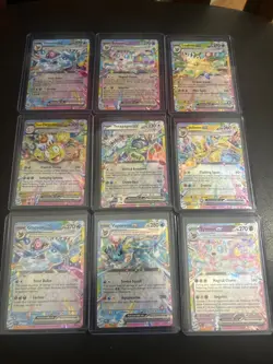 pokemon card lot ex double rares Jolteon vaporeon sylveon and more - Image 1