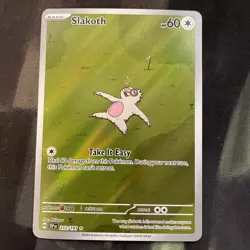 Slakoth 212/191 Sv08: Surging Sparks Holo Pokemon Card Full Art Normal Type - Image 1