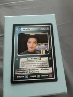 STAR TREK CCG DS9 RARE CARD JADZIA DAX - Image 1