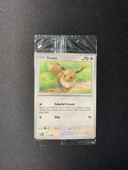 Pokemon Together Stamp Eevee 133/165 Promo Sealed NM Card - Image 1
