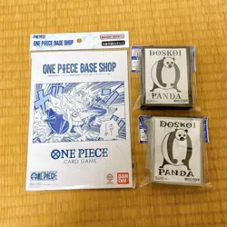 ONE PIECE CARD GAME BASE SHOP Card Collection Vol.1 Doskoy Panda Sleeve Set - Image 1