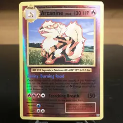 Arcanine 18/108 LP/NM Reverse Holo XY Evolutions 2016 Foil Pokemon TCG Set Card - Image 1