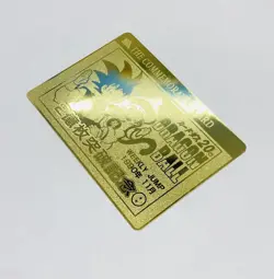 The Commemorative Card 1990 Jump Dragon Ball Z Metal Gold Art Trading Card Tc3 - Image 4