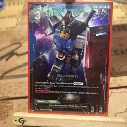 Gundam - GD01-001 - LR+ Alt Art - Newtype Rising - Gundam TCG Card Game - Image 1