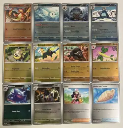 Pokemon 12 Card Phantasmal Flames Reverse Holo Lot No Duplicates Charmeleon +++ - Image 1