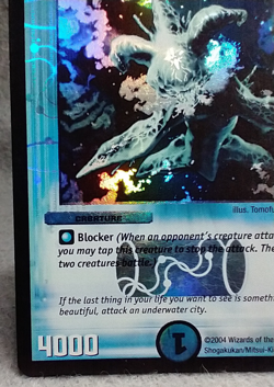 Duel Masters DM-01 Seamine Very Rare 39/110 Water English TCG Card Base Set #D9A - Image 3