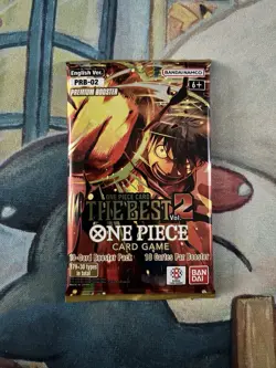 One Piece Card Game English Premium Booster Vol. 2 PRB 02 Sealed Booster Pack - Image 1