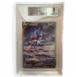 Suicune V GG38 Crown Zenith Galarian Gallery Ultra Rare Pokemon Card BGS 9 Mint - Image 1