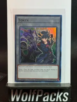 Yu-Gi-Oh! TCG Token Card Yusei & Junk Warrior #TKN5-EN034 Rare - Image 1