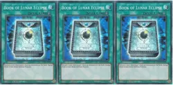 3X MP22-EN099 Book of Lunar Eclipse - Super Rare 1st Edition YuGiOh Card - Image 1