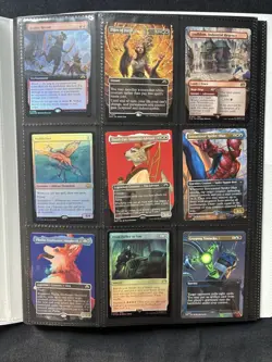 Magic The Gathering Rare/Mythic Singles Lot w/Binder - Image 2