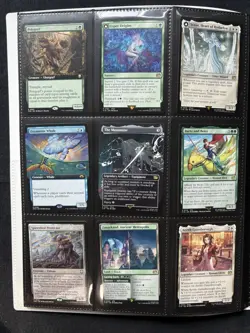 Magic The Gathering Rare/Mythic Singles Lot w/Binder - Image 5