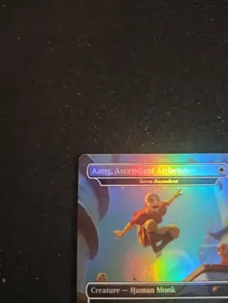 Aang, Ascendant Airbender (Rainbow Foil) 2291 Secret Lair Avatar: The Last NM/M - Image 2
