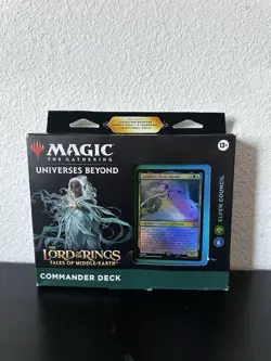 Magic The Gathering Lord of The Rings LOTR Elven Council Commander Deck- Sealed - Image 1