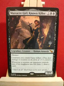 Massacre Girl, Known Killer (Stamped) - Murders at Karlov Manor - NM - MTG - Image 1
