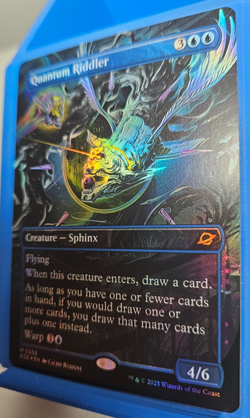 MTG Quantum Riddler - Borderless Foil - Edge of Eternities # 305 - Pack Fresh - Image 2