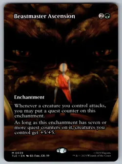 MTG Beastmaster Ascension Avatar: The Last Airbender #39 TLE [BORDERLESS] - Image 1