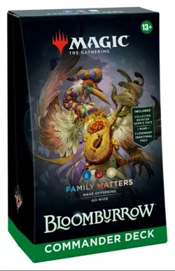 Magic The Gathering MTG Bloomburrow Family Matters Commander Deck New & Sealed - Image 1
