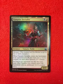 Vampire Socialite - Foil - Innistrad: Midnight Hunt - Magic the Gathering - MTG - Image 1