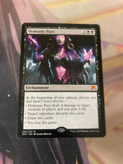 MTG - DEMONIC PACT - MYTHIC - ORIGINS - NM - Image 1