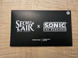 Secret Lair x Sonic The Hedgehog: Turbo Gear (Rainbow Foil) *SEALED* - MTG - Image 1