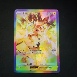 Pokemon Pikachu Pocket TCG Custom Made Fan Art Holo With Texture - Image 1