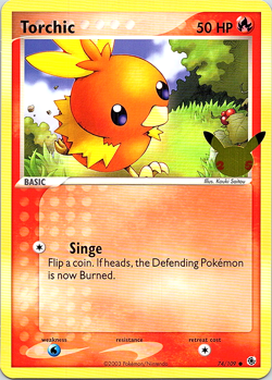 Torchic 74/109 Pokemon Celebrations Oversized Jumbo Near Mint - Image 1