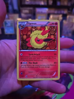 Pokemon TCG Black and White Promo Flareon BW88 Holo Black Star - Image 1
