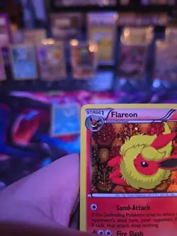 Pokemon TCG Black and White Promo Flareon BW88 Holo Black Star - Image 2