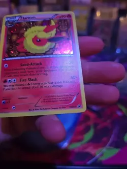 Pokemon TCG Black and White Promo Flareon BW88 Holo Black Star - Image 3