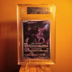 BGS PRISTINE 10 Mewtwo 183/165 Art Rare 2023 Pokemon Japanese Sv2a Pokemon 151 - Image 2