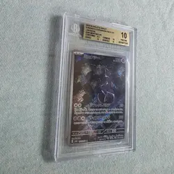 BGS PRISTINE 10 Mewtwo 183/165 Art Rare 2023 Pokemon Japanese Sv2a Pokemon 151 - Image 3