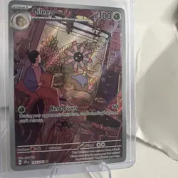 Pokemon TCG: Lileep 145/142 SV: Stellar Crown Illustration Rare - Image 1