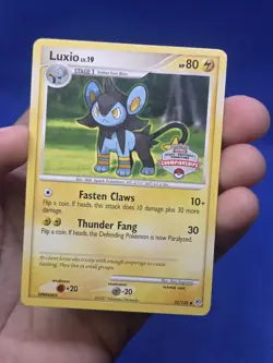 Pokemon State League Championships Diamond & Pearl Luxio 52/130 Stamped Promo MP - Image 2