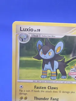 Pokemon State League Championships Diamond & Pearl Luxio 52/130 Stamped Promo MP - Image 3