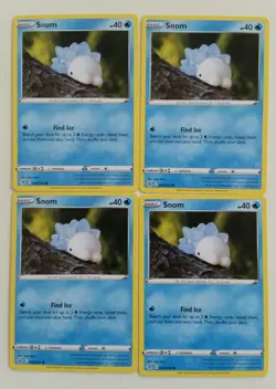 4x Pokemon TCG Fusion Strike: Snom (084/264) - Common - Near Mint - Image 1