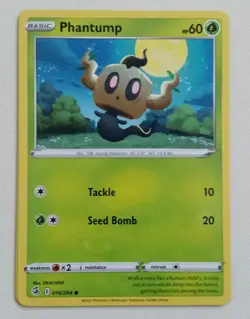 4x Pokemon TCG Fusion Strike: Phantump (016/264) - Common - Near Mint - Image 2
