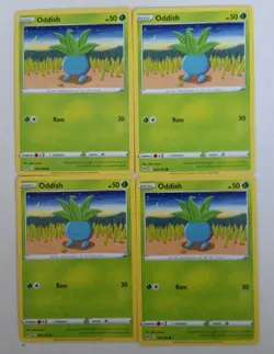 4x Pokemon TCG Lost Origin: Oddish (001/196) - Common - Near Mint - Image 1